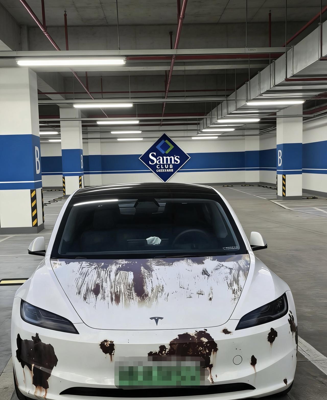 特斯拉这么拉垮吗？还是什么装修风格？