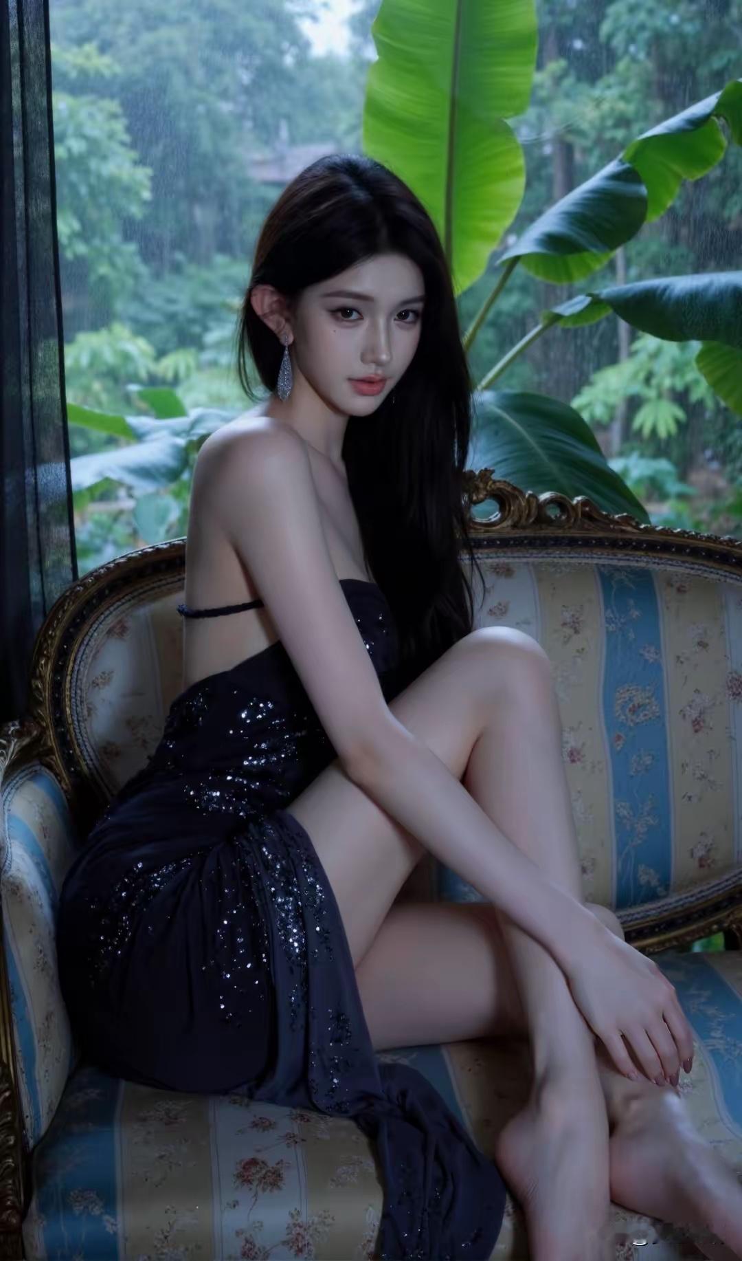 绿窗人静，花影自徘徊