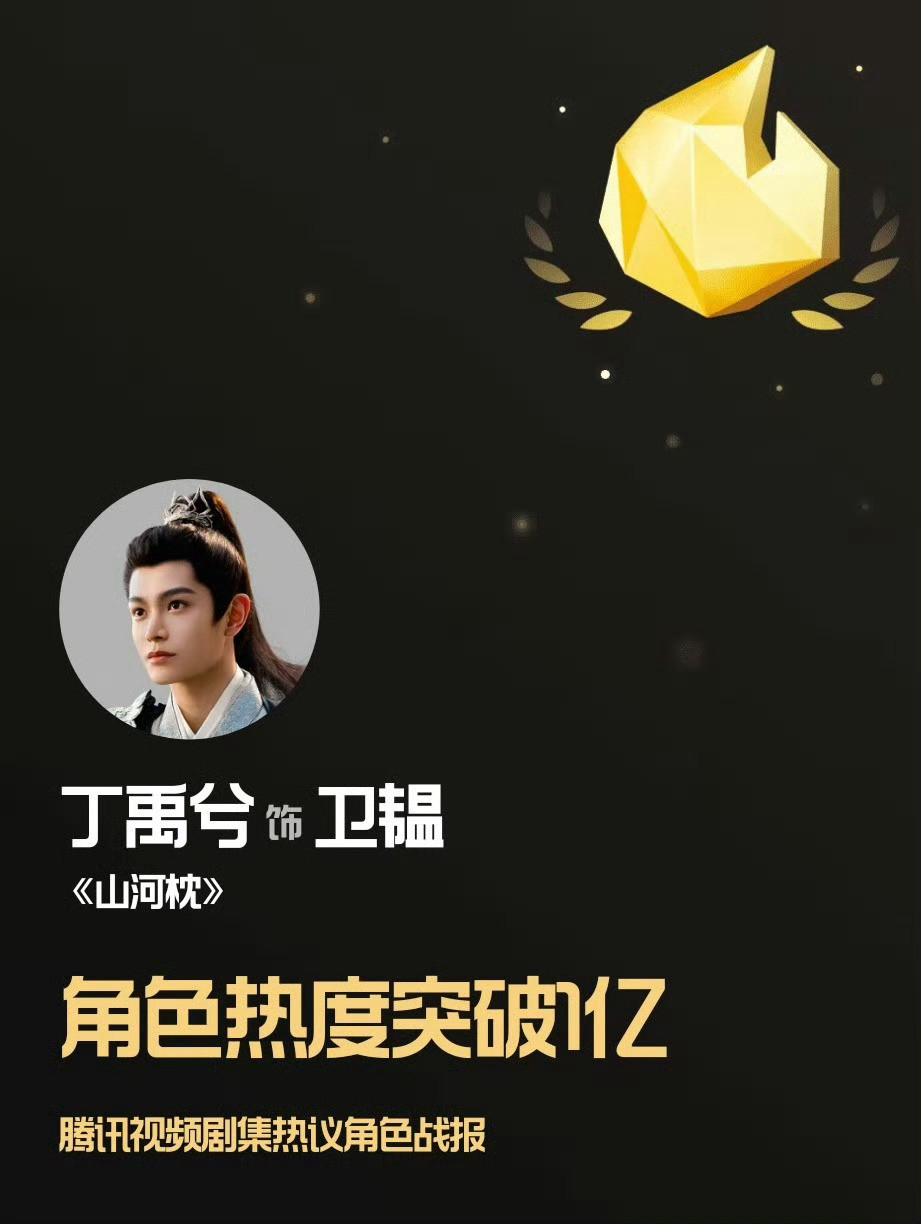 丁禹兮卫韫21h角色热度破亿丁禹兮✘卫韫腾讯站内角色热度破亿💥用时21小时刷新