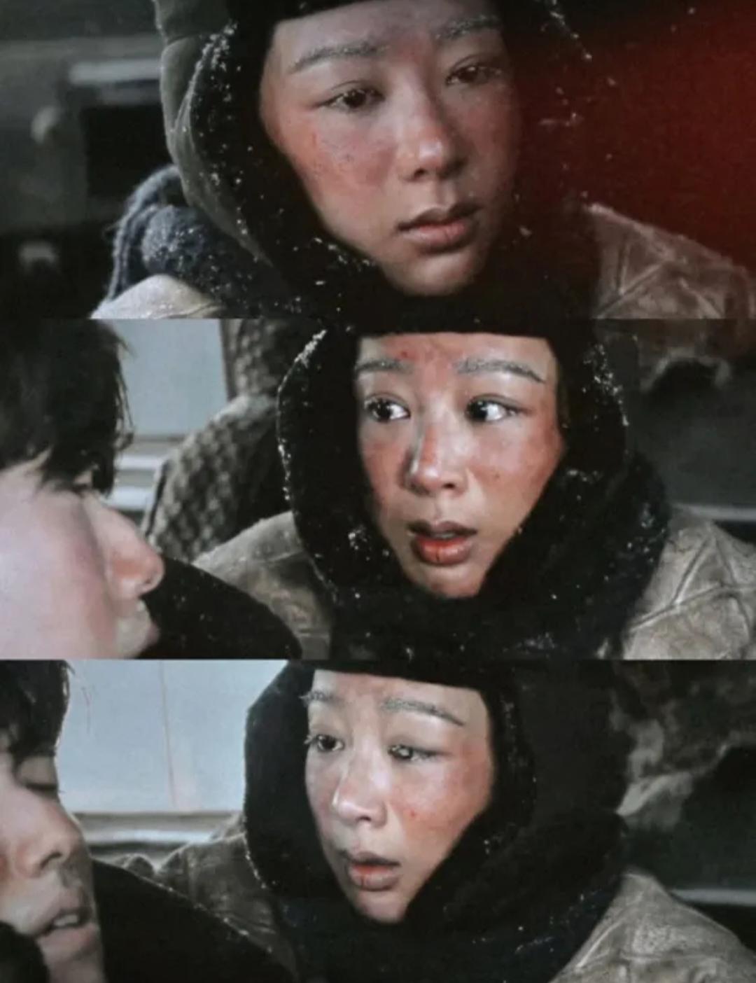 杀青那天，胡歌走过去对着嘴唇冻裂的杨紫说了三声对不起没想到一个姑娘家家的，