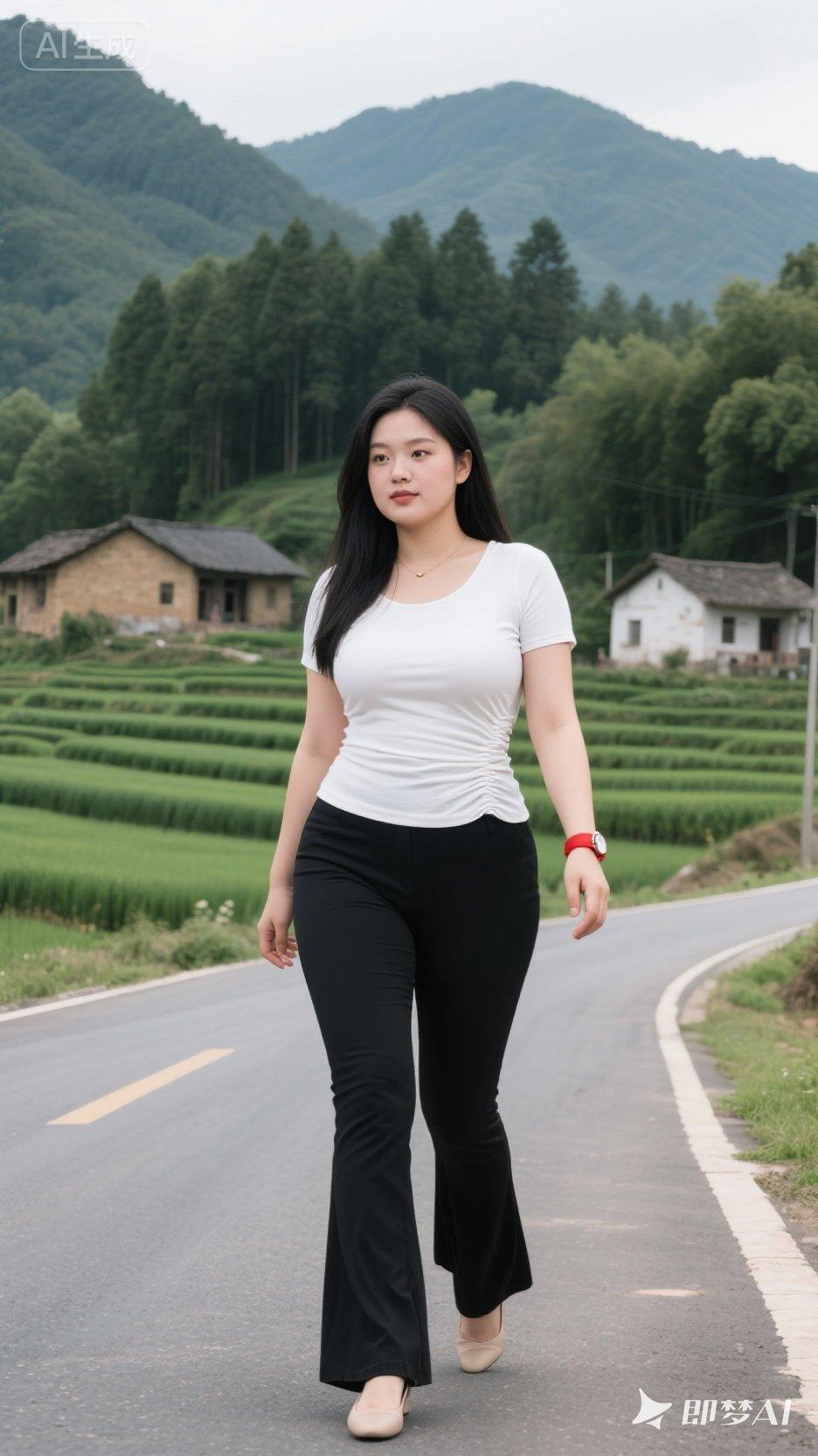 漫步乡间小路，感受自然之美