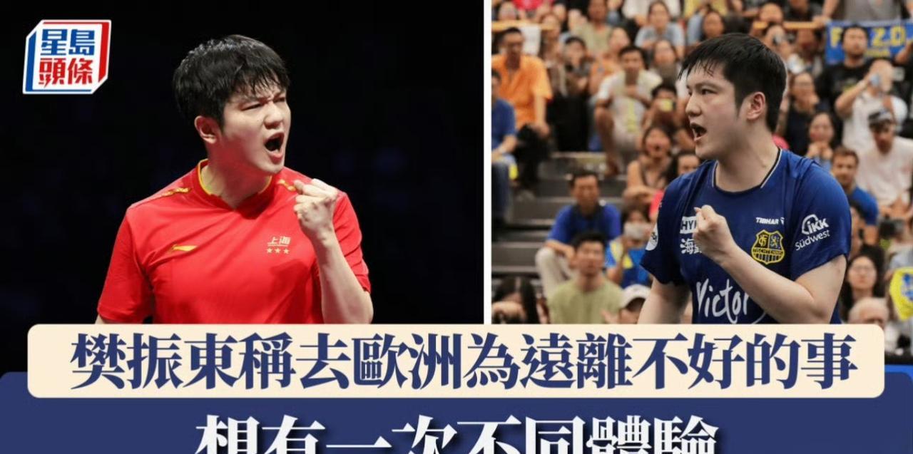 #樊振东说去欧洲为远离不好的事#大湾区全运会樊振东实现卫冕冠军和拿到团体亚军后