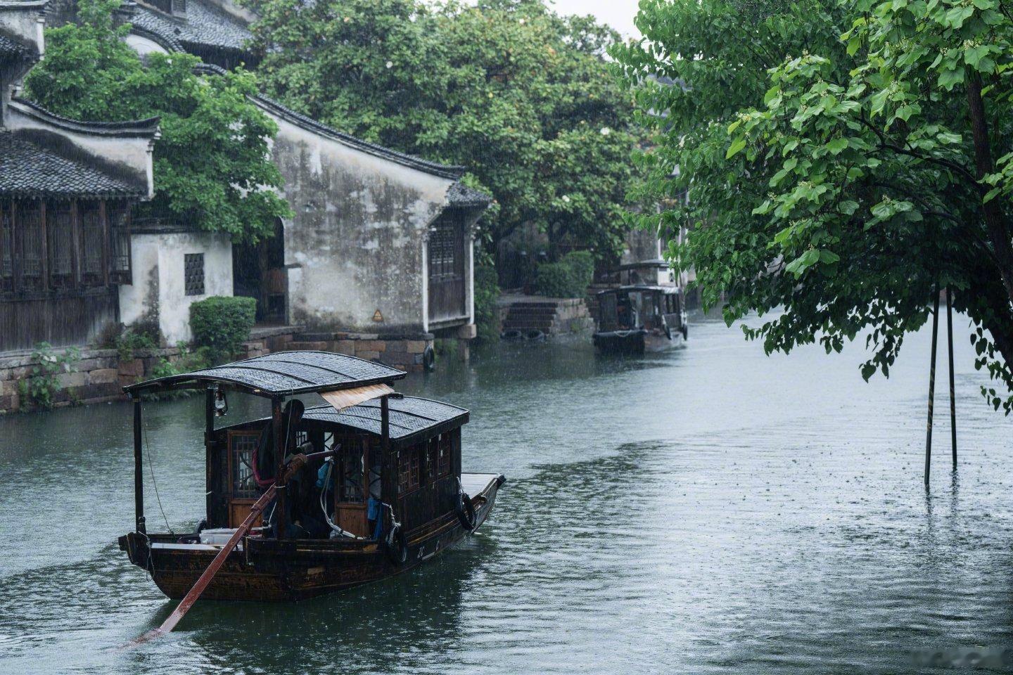 【这里是浙江】淅淅沥沥留下自愈的气息。源自:乌镇旅游​​​