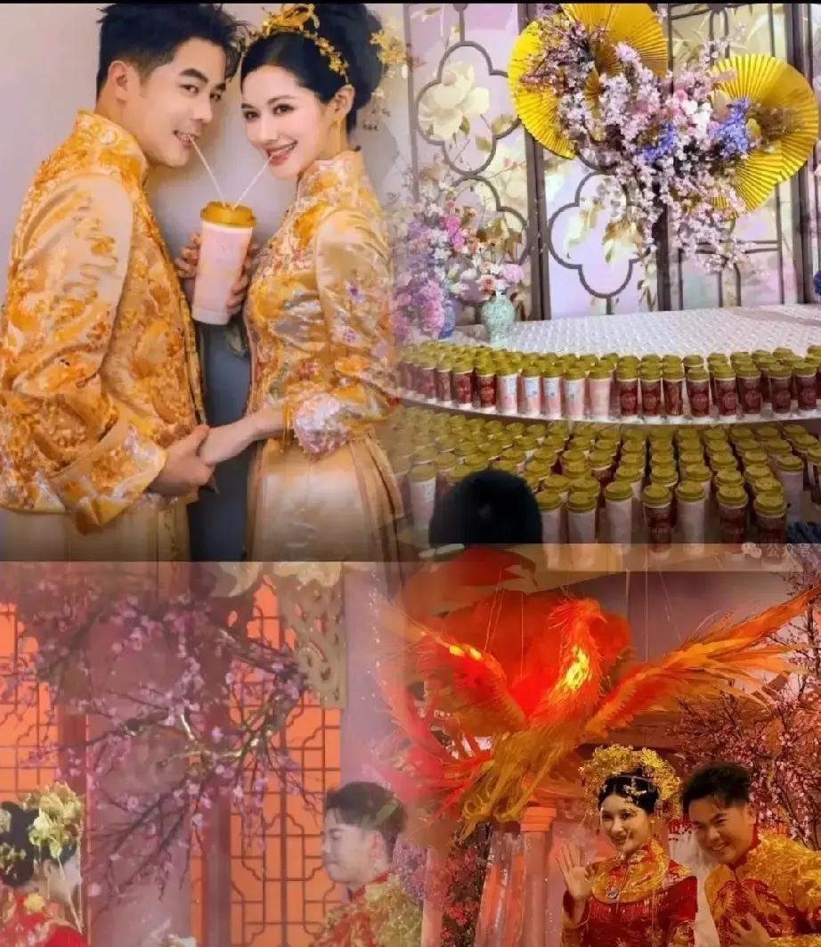 张俊杰把婚礼办成了热搜。成都红金铺地，上海亿万豪宅当婚房，现场却空出男方家长席