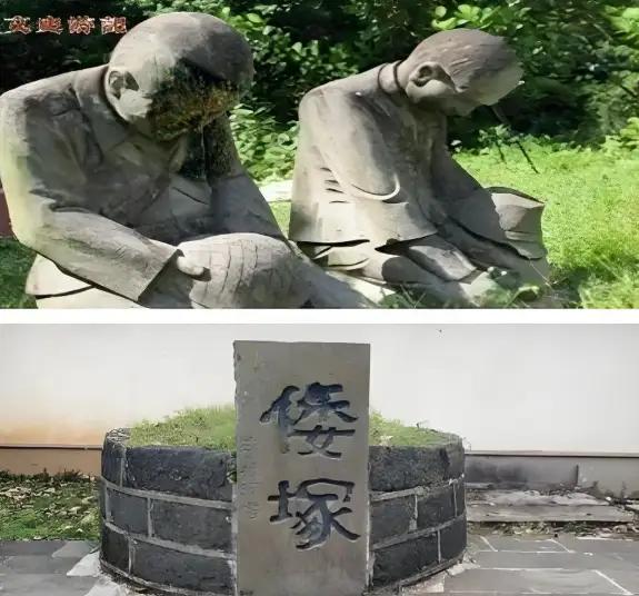 4月23日，腾冲国殇墓园。一个四川来的小伙子，在“倭塚”石碑前站住了。他本来