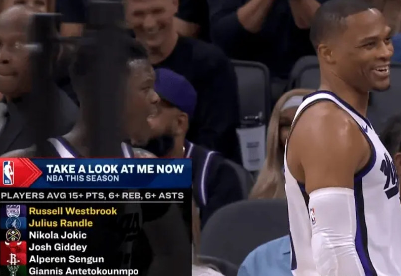 没有球权的威少，瞬间化为凡人。面对森林狼已经10连败的威少渴望打破魔咒，不料教