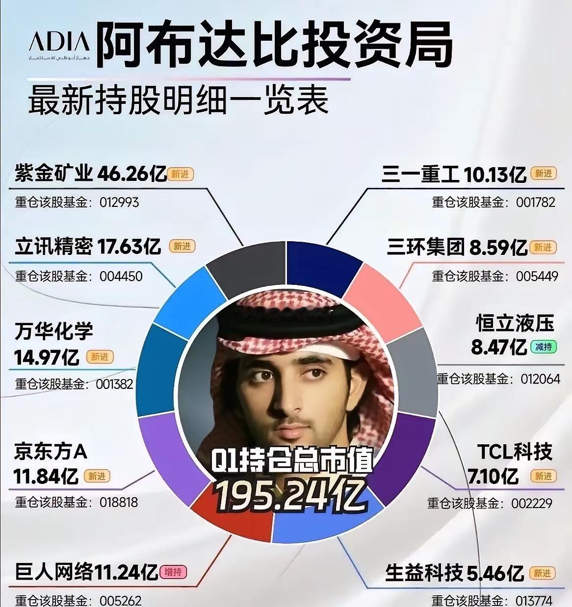 外资顶流大手笔扫货A股！中东土豪重仓名单曝光🔥全球顶级资本阿布达比投资局