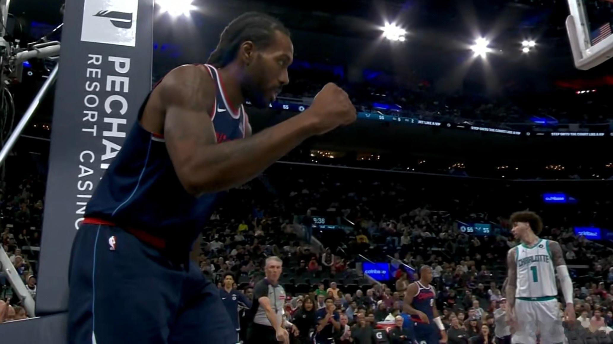 泰伦·卢谈到科怀·伦纳德目前的脚踝伤势和状态时说：“我希望他不会缺席更多比赛。不