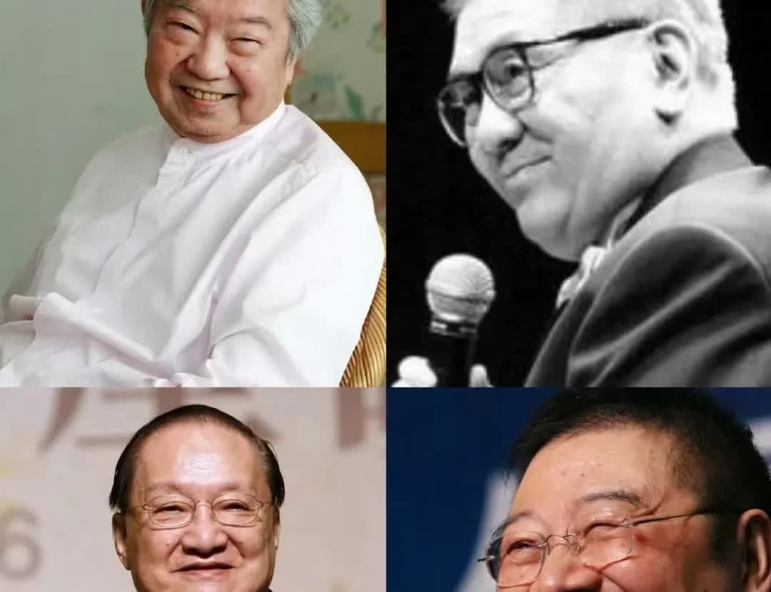 香港四大才子天堂再聚首1、金庸（1924-2018），94岁2、黄霑（1