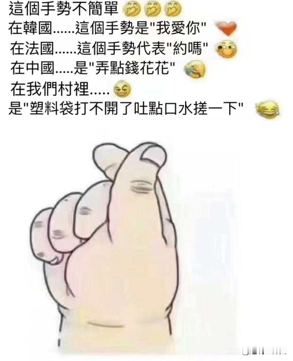 世界上最不简单的一个手势最酷的手势超绝手势