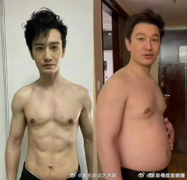 黄晓明减重30后又增重40斤只能说黄晓明你有这样的执行力干什么都会成功的！为了贴
