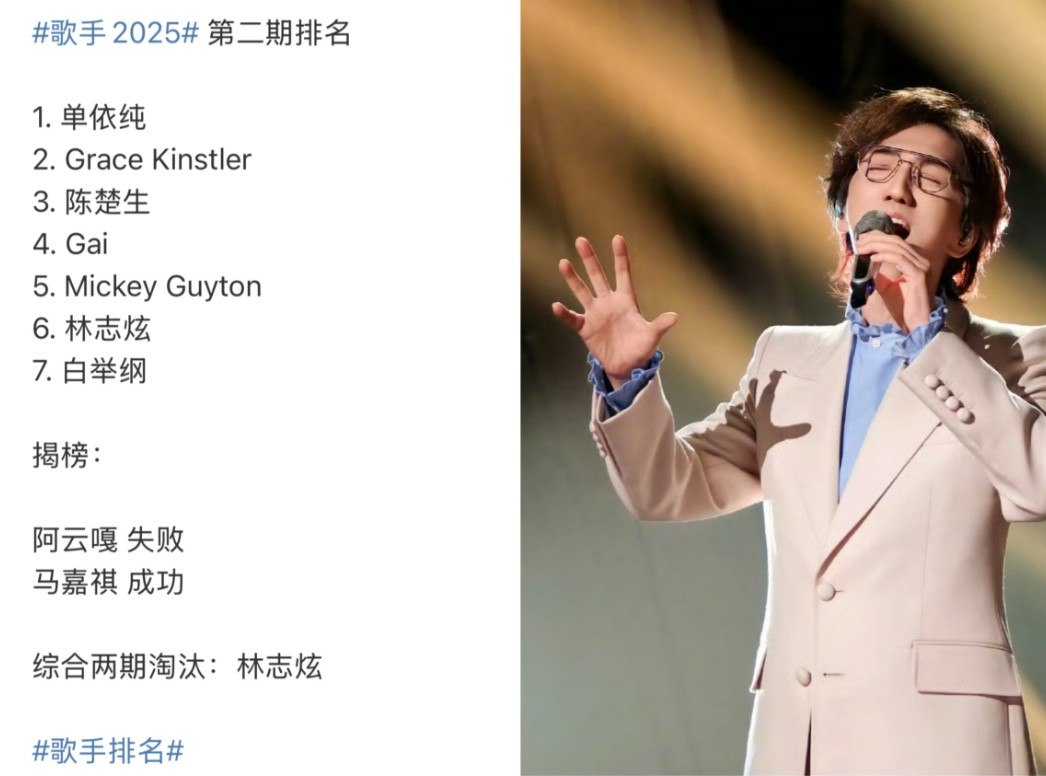 真的很少有一个节目一天能够震惊我三次，湖南卫视的《歌手》，做到了。第一次震惊