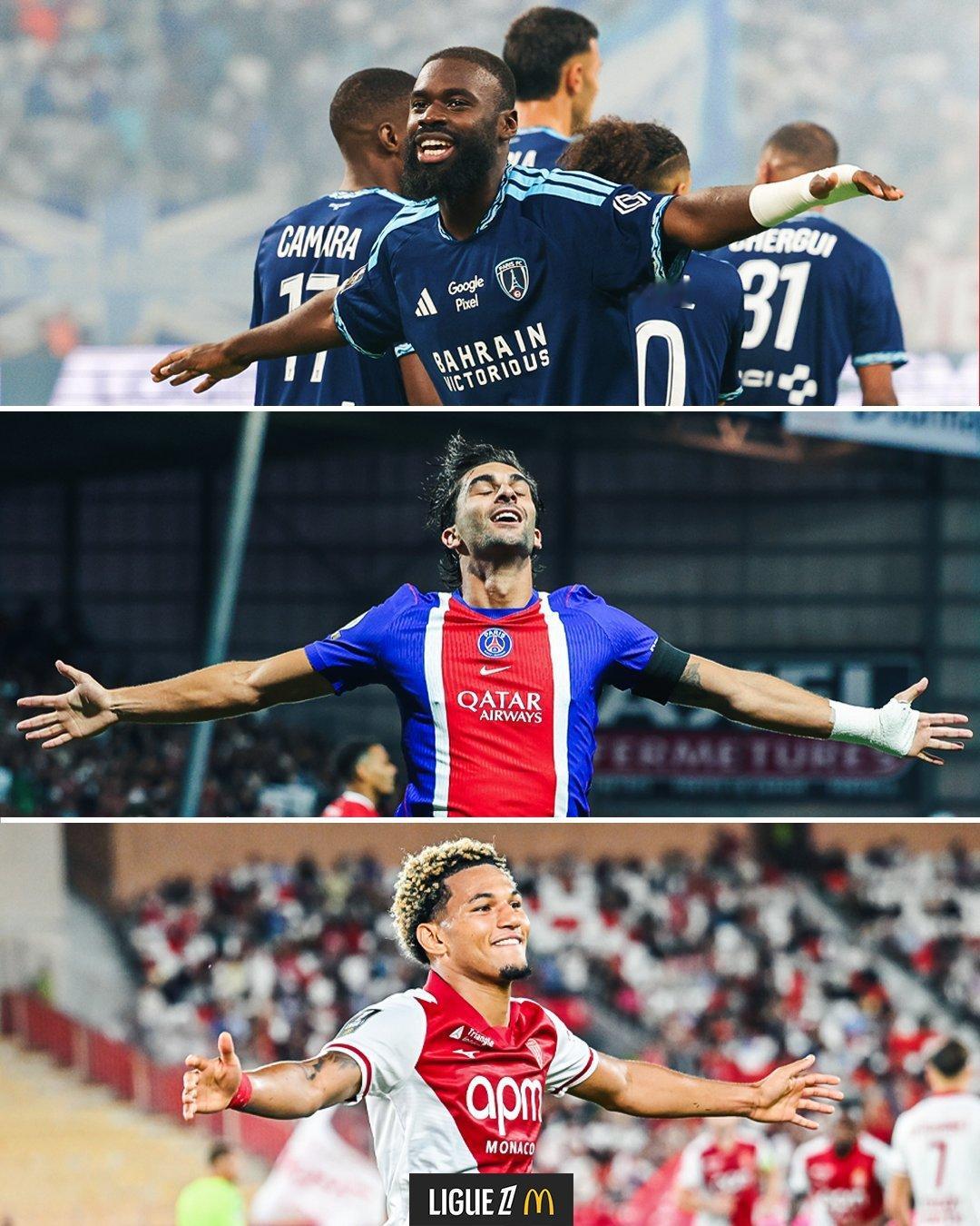 🏆法甲9月最佳球员候选：西纳约科（巴黎FC）费兰·托雷斯（巴黎圣日耳曼）布伦