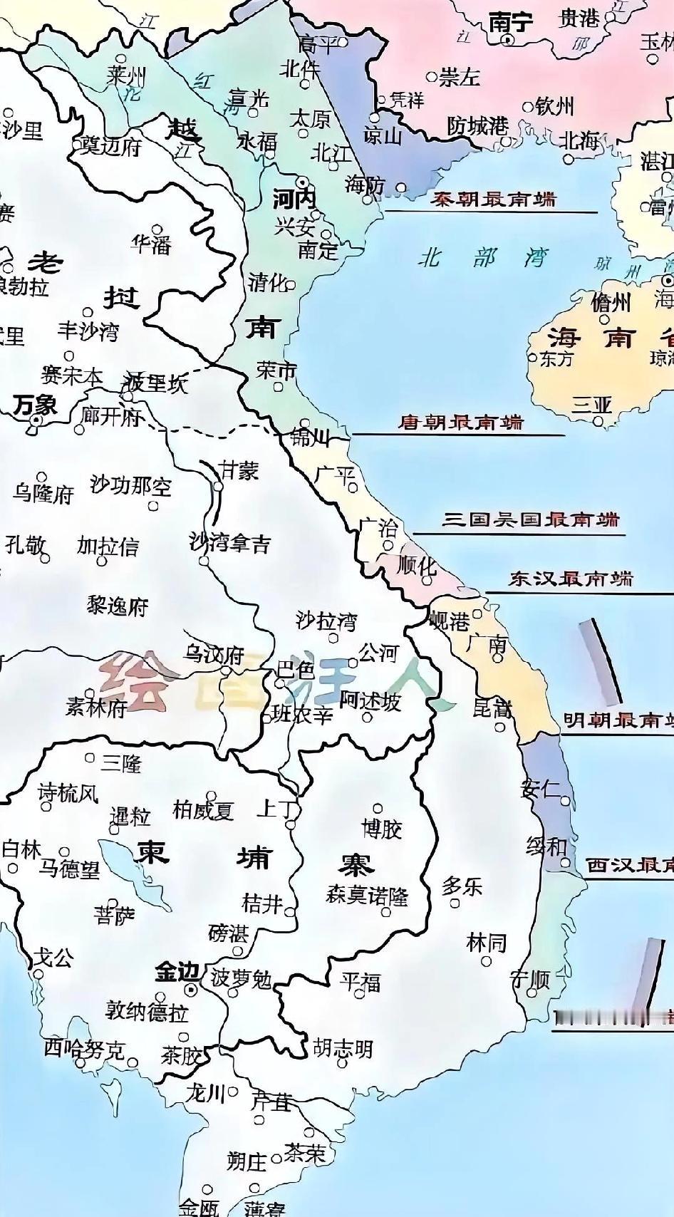 一张古地图惹的热议：越南留学生的感慨戳中了谁？一名在中国留学的越南留学生，