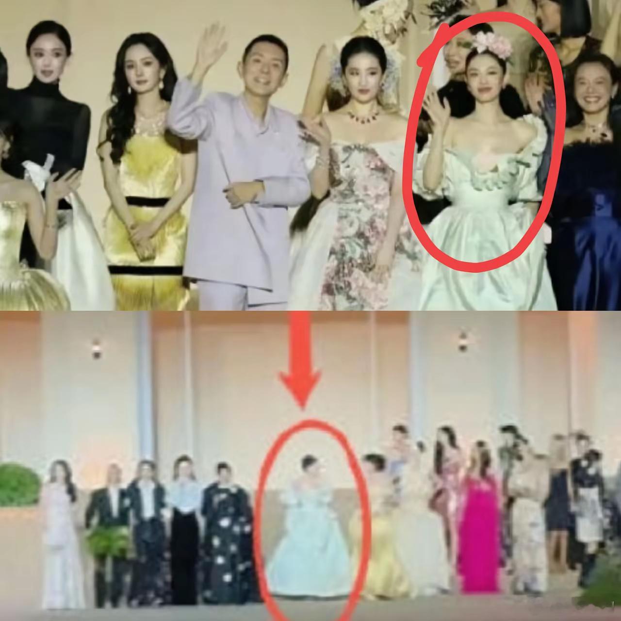 杨天真说的对,人不红是有原因的!不信你看钟楚曦,昨晚盛典合照的时候,就是占着C