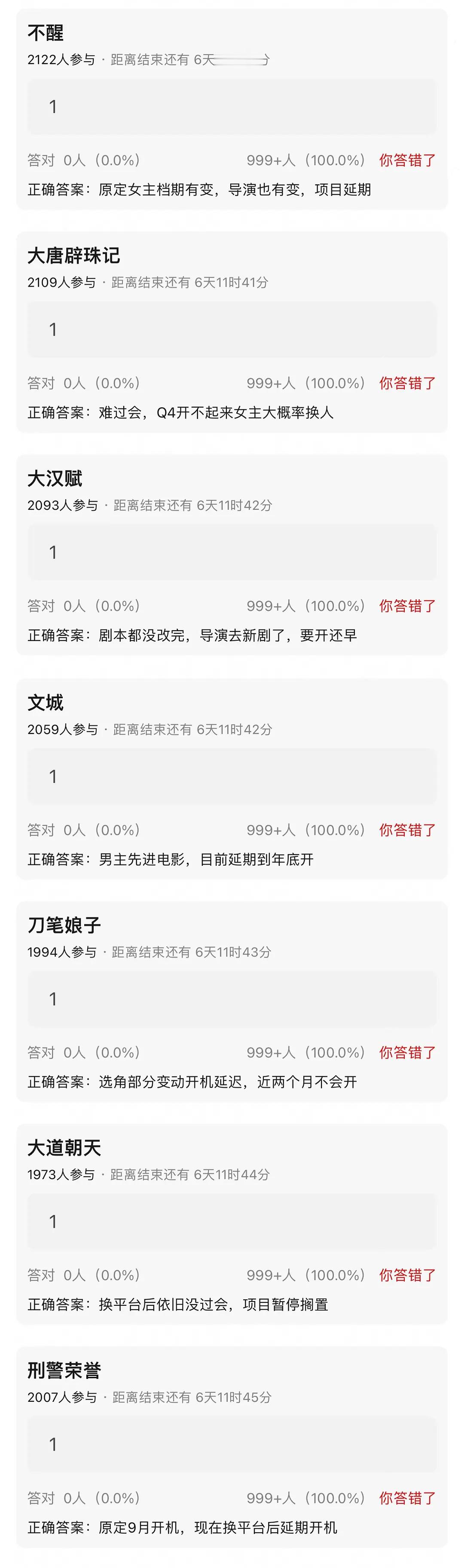 影视寒冬，这些剧都延期了
