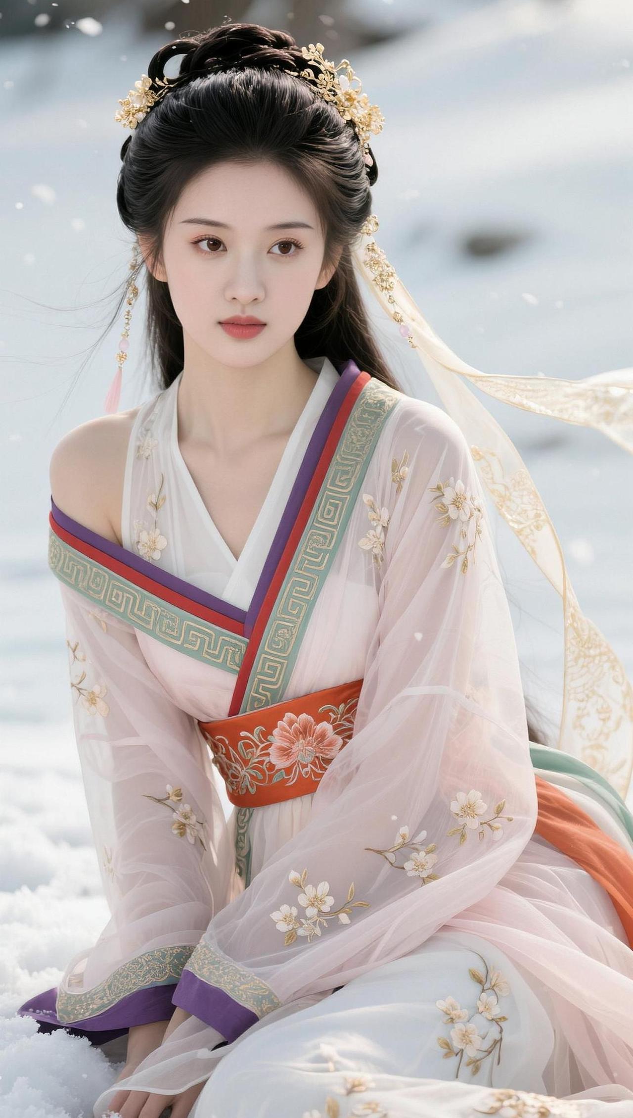 AI冬日古风写真随变ai随便玩