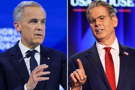 美国放狠话，加拿大秒回应1月26日，美国财政部长贝森特直接放话：如果加拿大跟