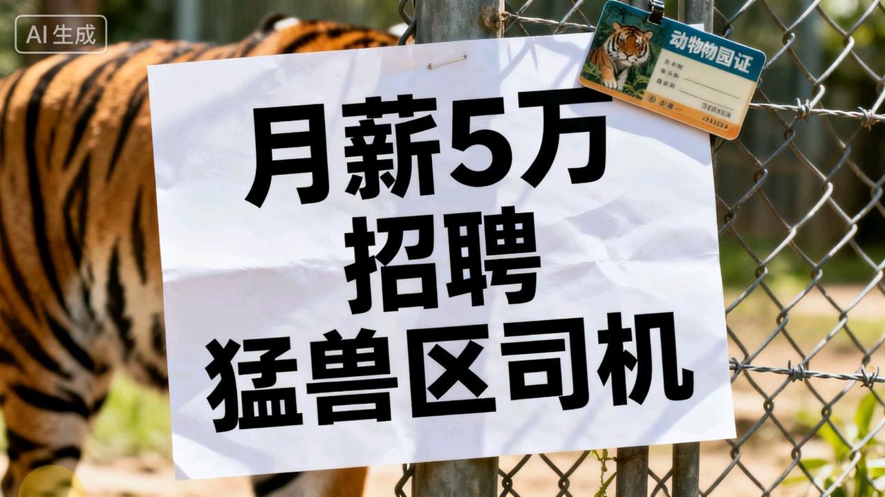 动物园猛禽区招聘司机，月薪5万！网友：这钱拿得稳吗？背后真相令人大跌眼镜“月薪