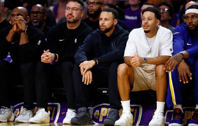 斯蒂芬-库里终于有外线帮手了，就是他的兄弟塞斯-库里。所谓上阵兄弟兵，勇士能投三