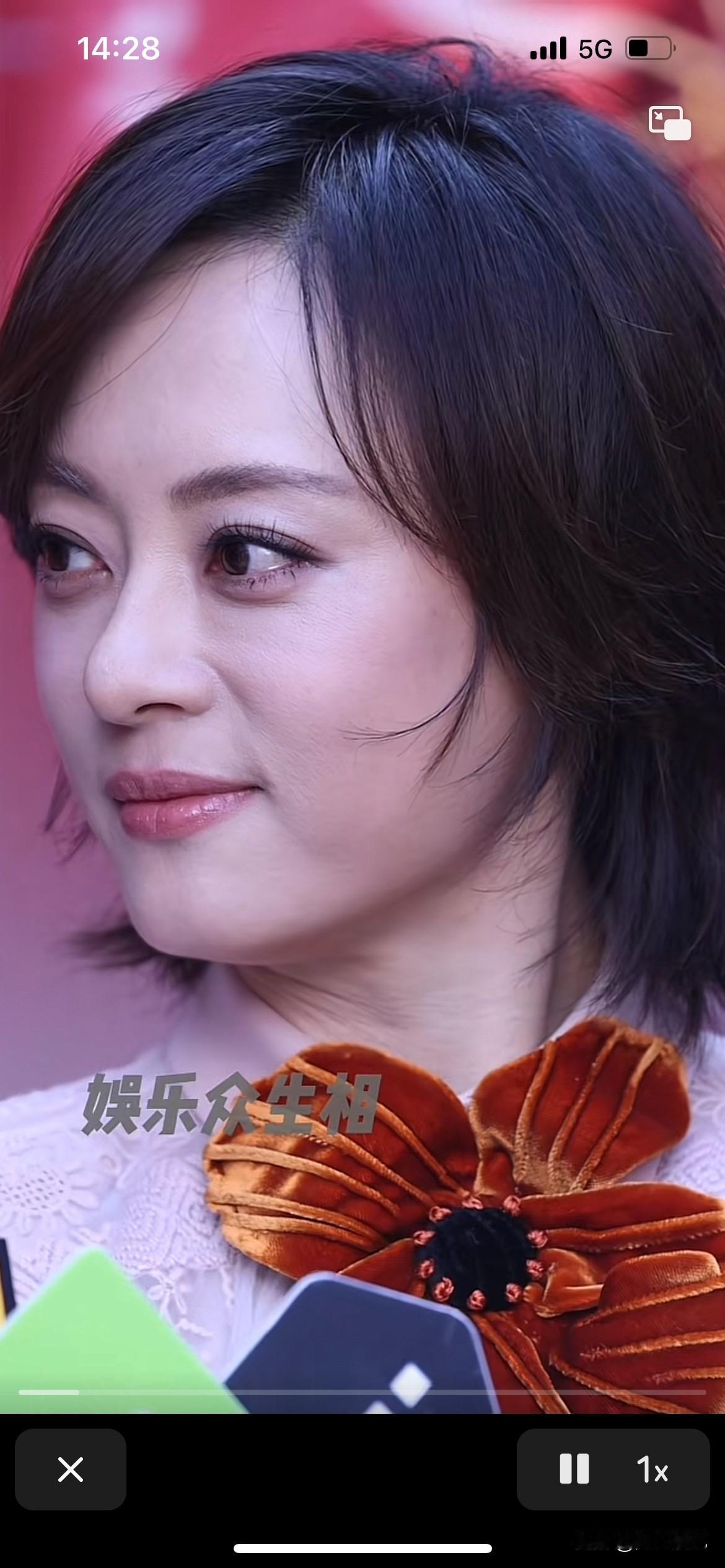 孙俪这个脸也开始垮了，慢慢变老的感觉，要抓住年轻那几年，挣够了一辈子的钱，老就老