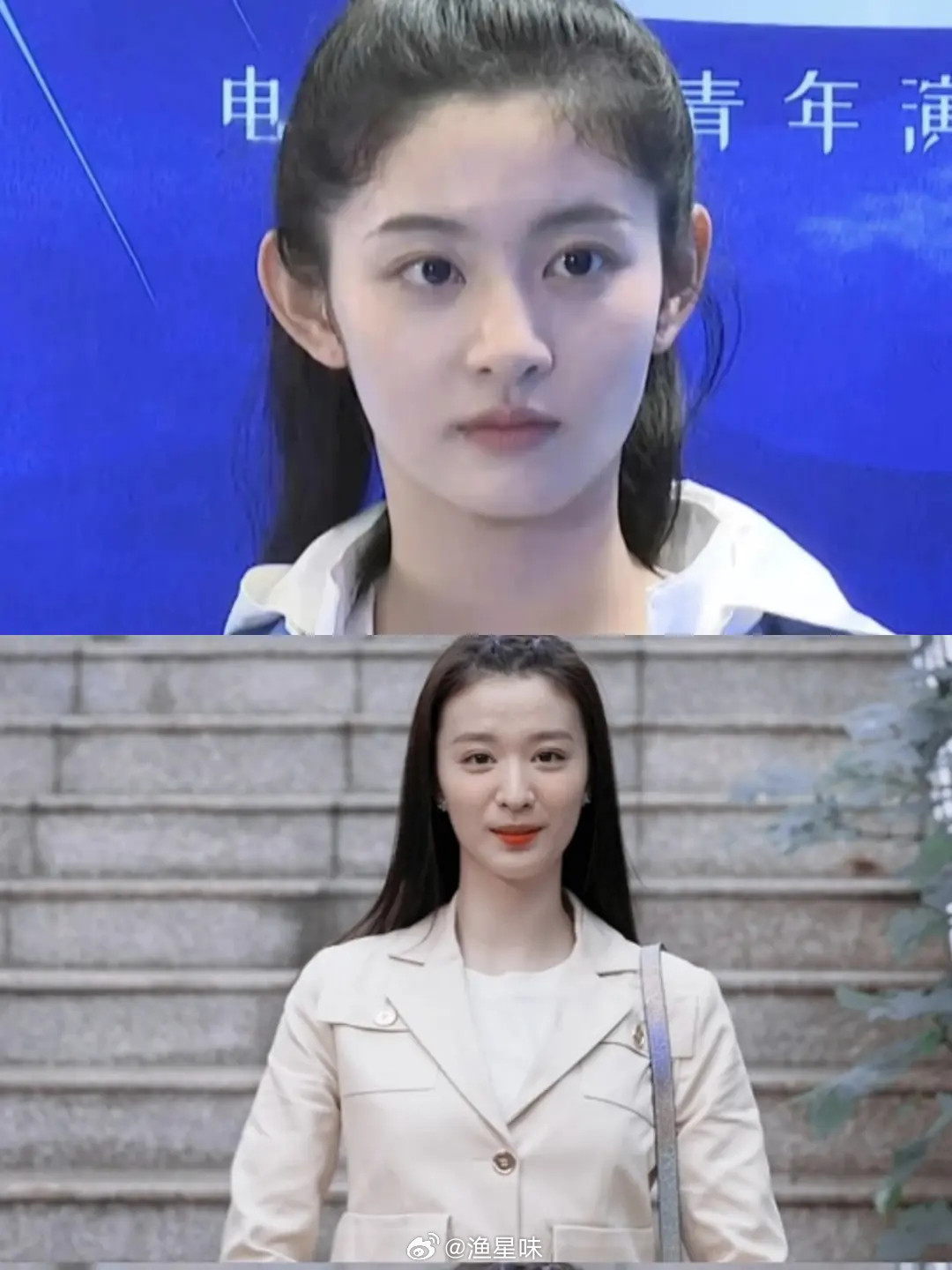 刷到好多说王楚然赵晴像。你们觉得像嘛，素颜，淡妆谁比较好，而且两人才差一岁王楚然