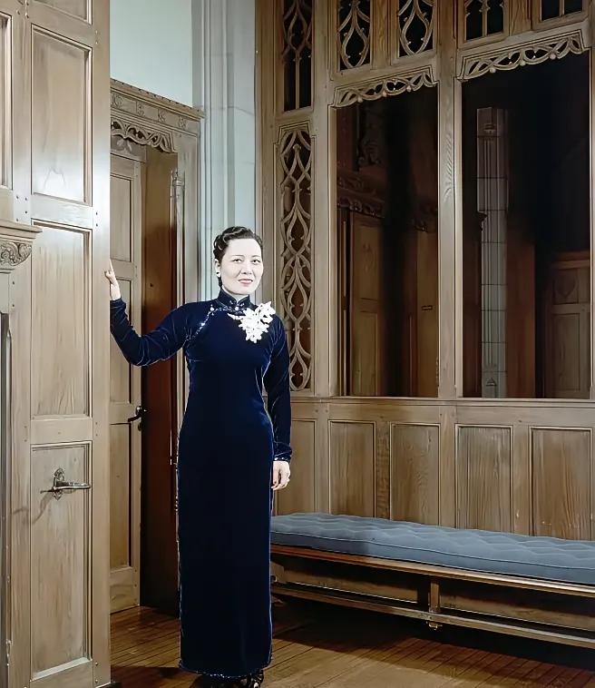 宋家三姐妹之宋美龄气质还行不是任何一个女演员能演出来的