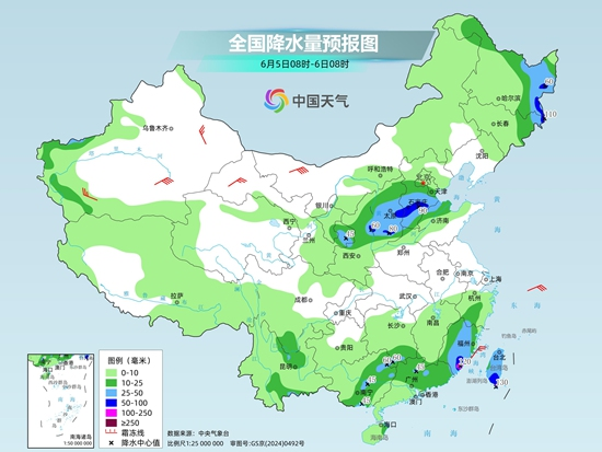 北方降雨持续在线, 华北地区警惕强对流天气! 南方新一轮降雨将迎清凉
