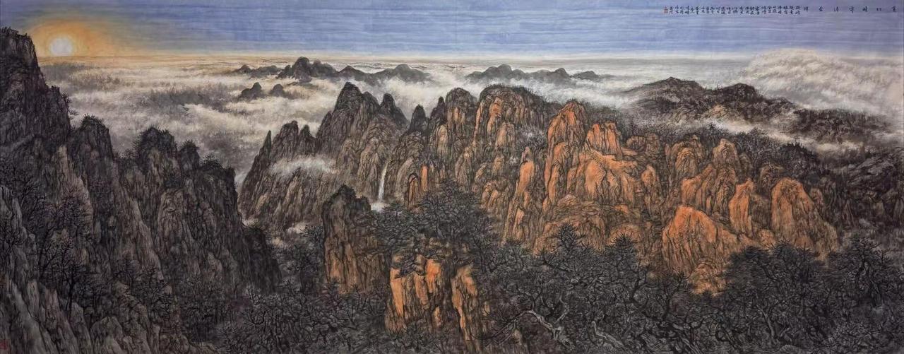 丈二国画。手绘国画分享我的手绘作品创作者中心创作灵感水墨山水