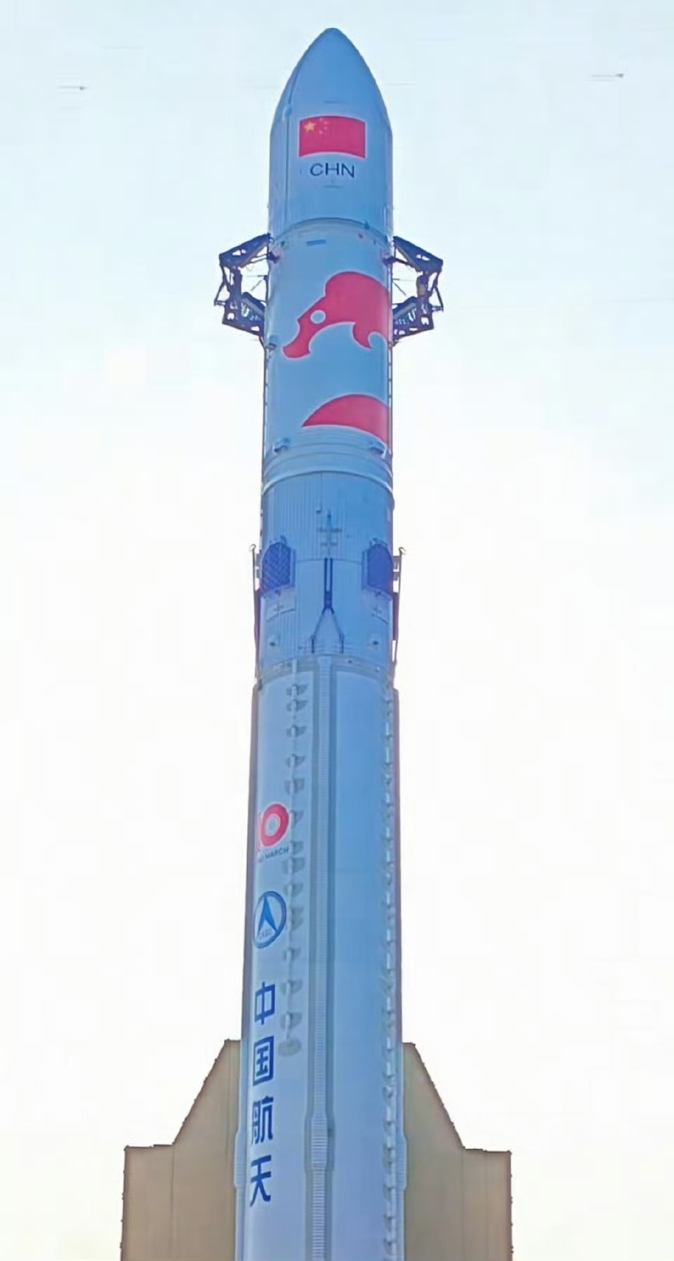 长征十号乙长十乙，全球首次网系回收。