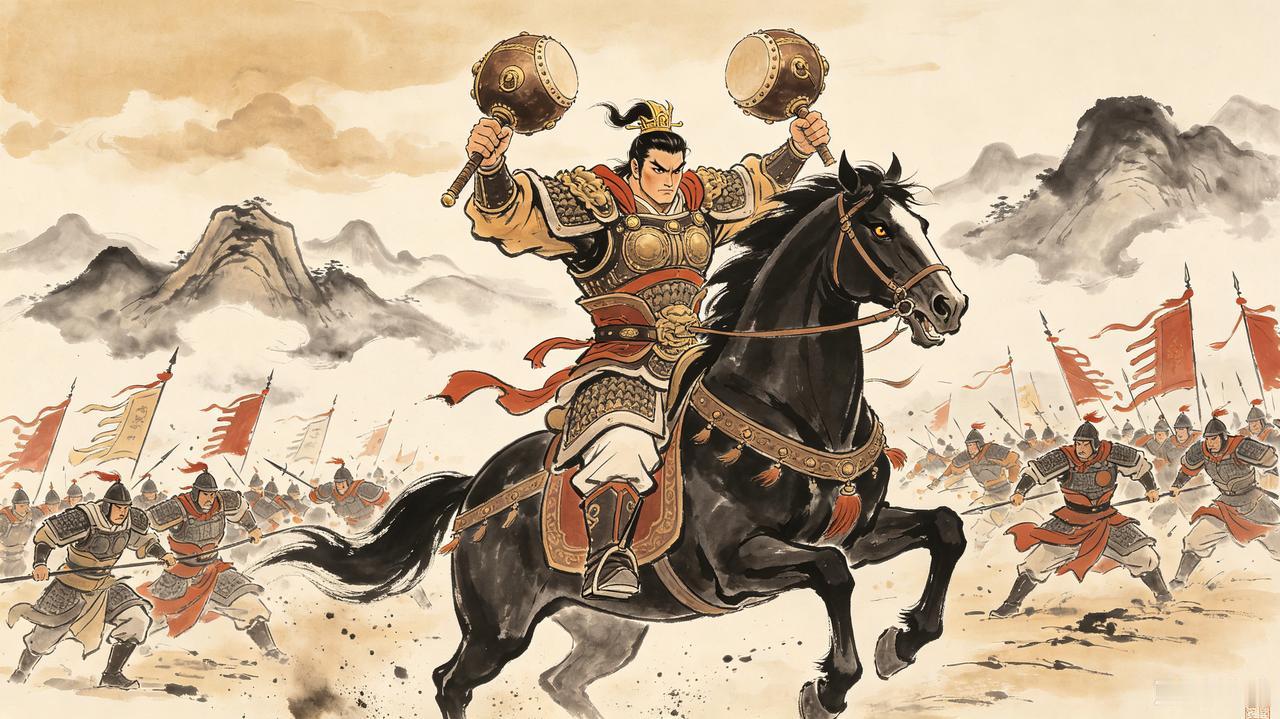 提起隋唐演义，很多人第一反应就是李元霸。在小说的设定里面，他是金翅大鹏鸟转世，手