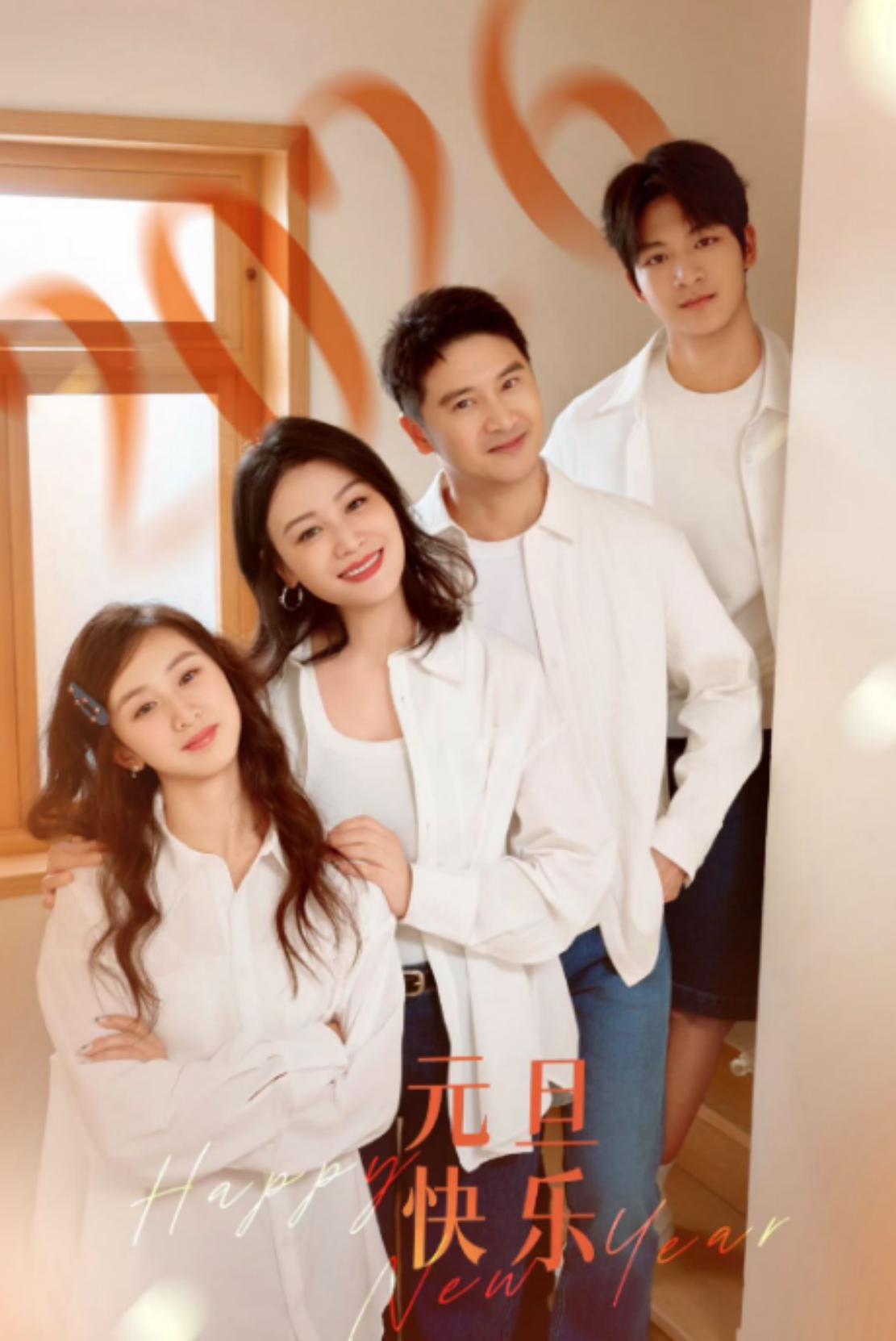 田亮一家新年拍照，一家人这颜值实在是太高了，超级养眼。 明星里屈指可数的孩子