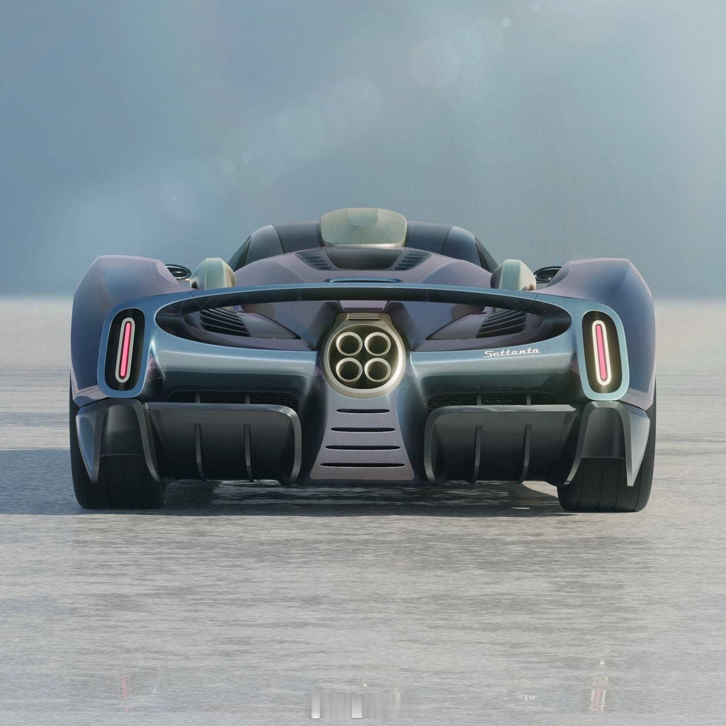 帕加尼Settanta概念设计民间设计师作品！将其作品命名为：“帕加尼Sett