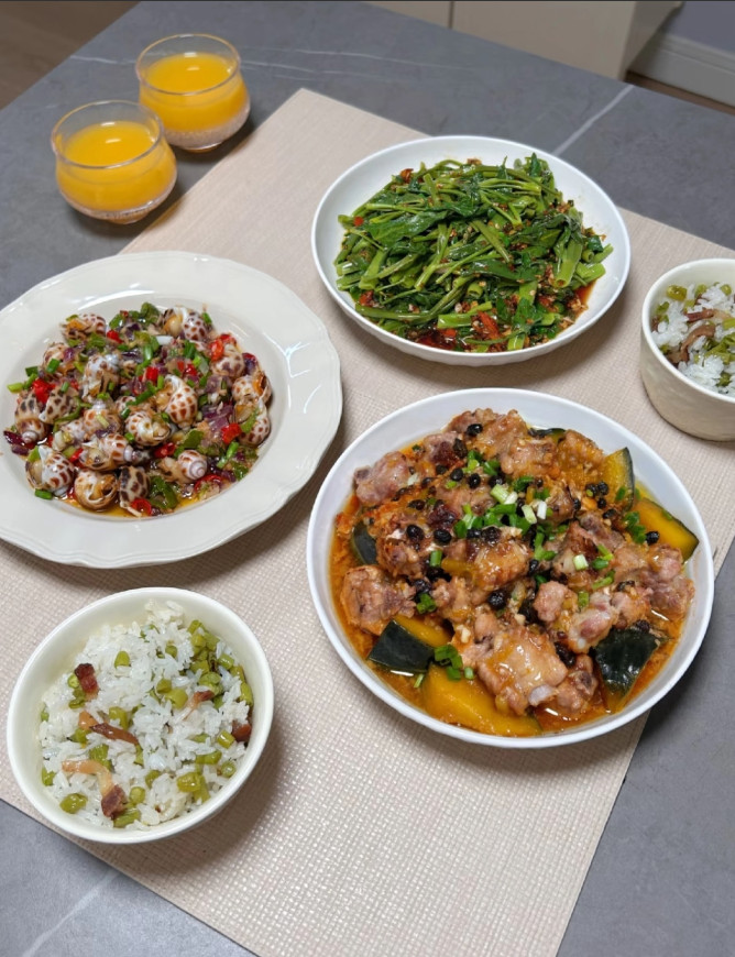 一个会做饭的妈妈有多香。