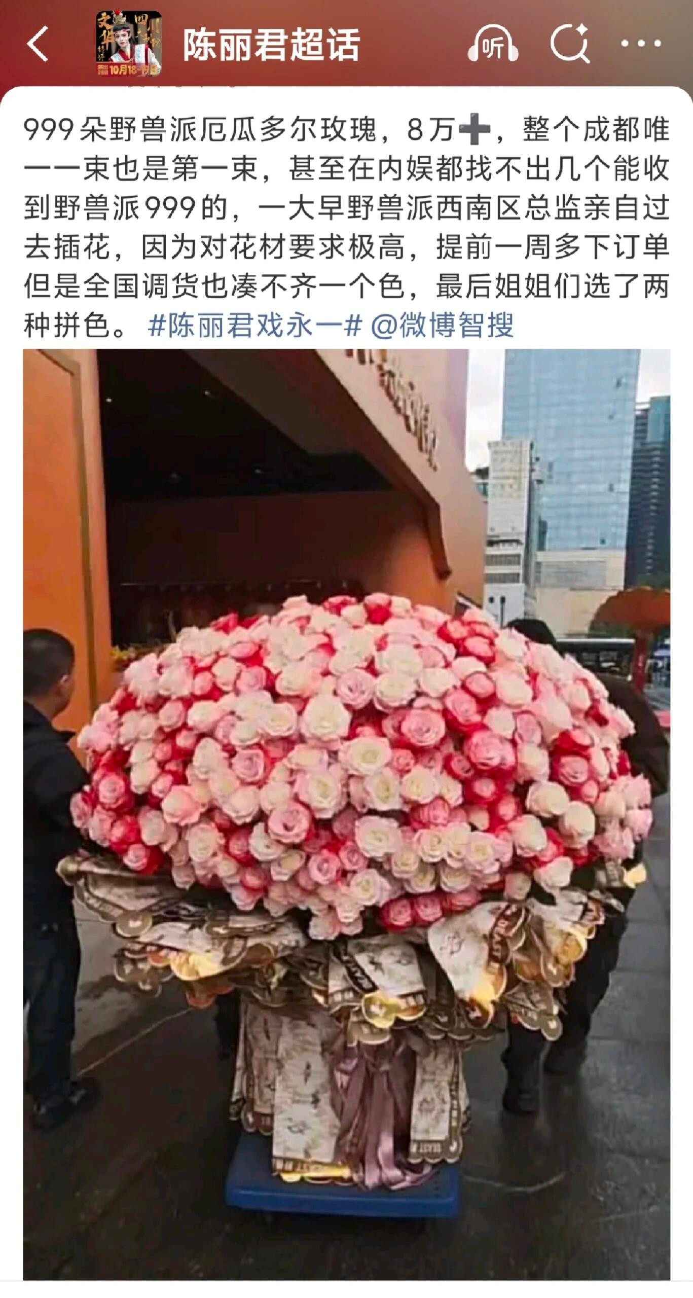 陈丽君粉丝好有实力​​​