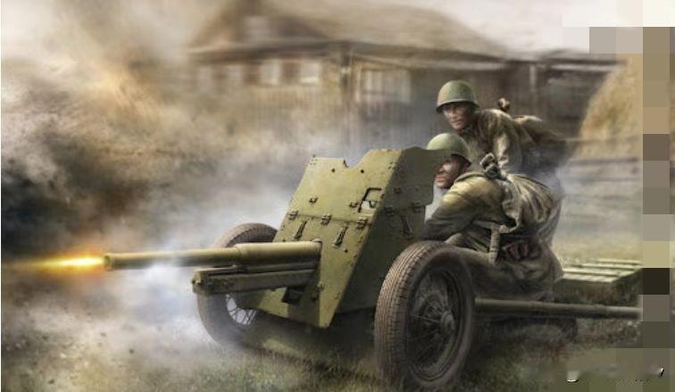 在1943年夏天库尔斯克战役之前，苏联军队依然在大量的使用53K(M1937)型