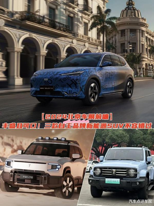 北京车展前瞻:<em>丰盛</em>且可口!三款国货新能源SUV太香