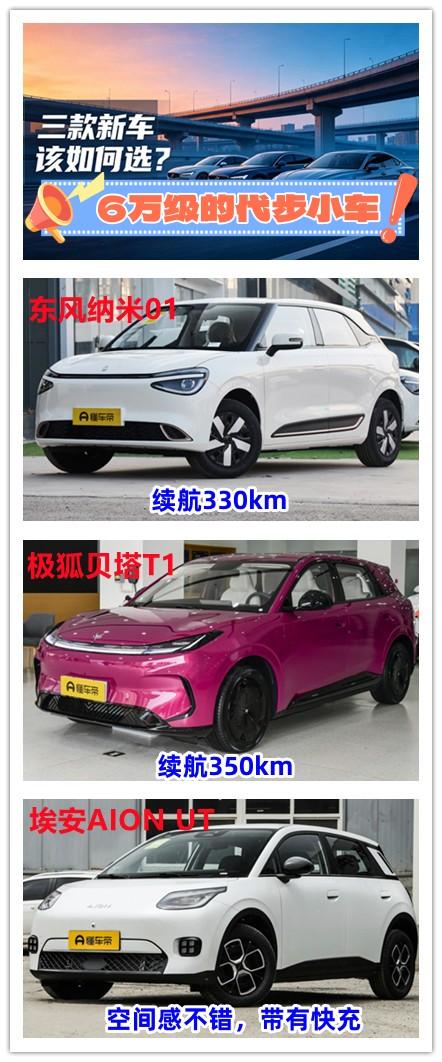6万的预算购买一辆代步小车，该如何选择？第1款车型来了解一下东风纳米01。这款