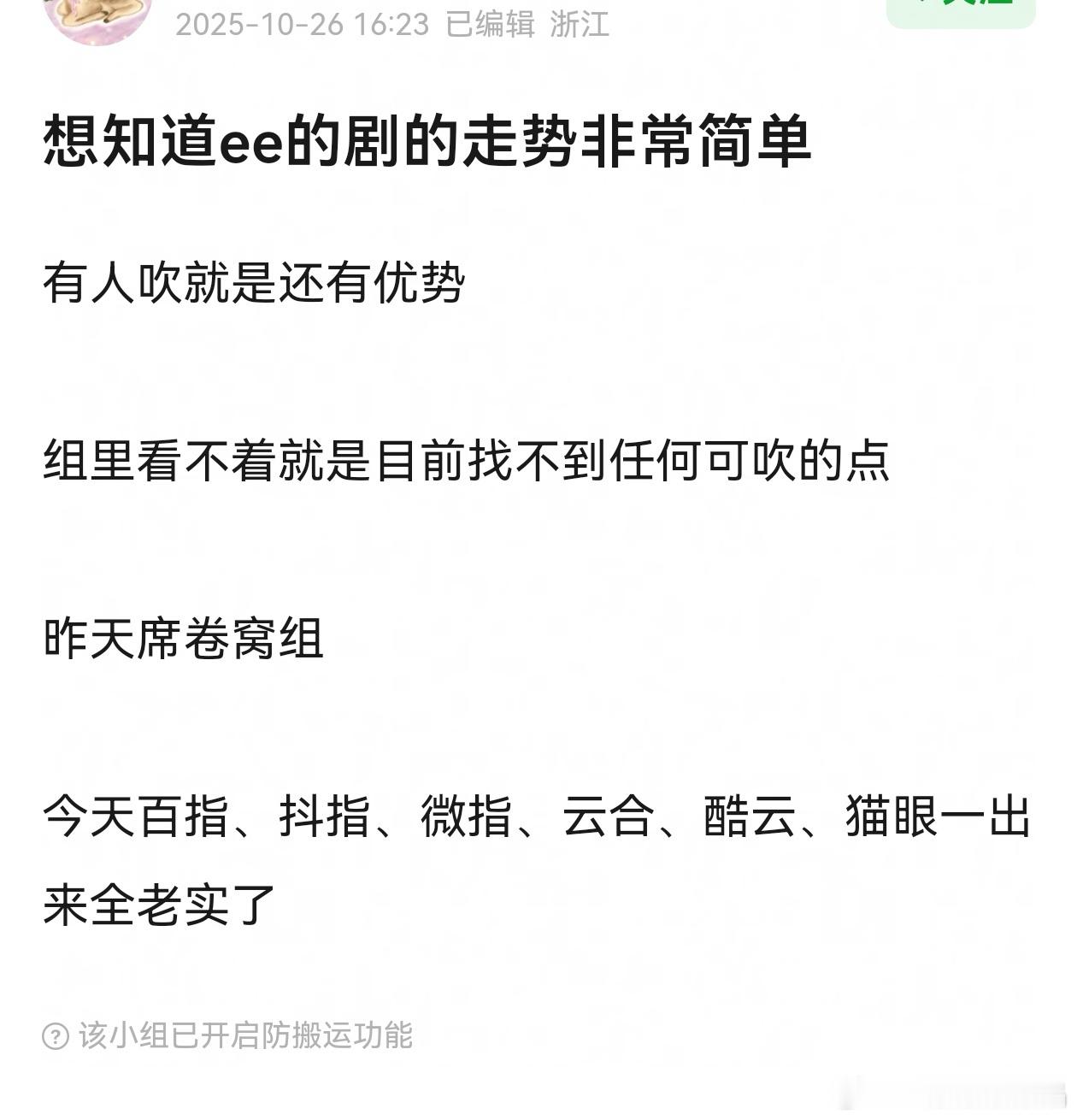 确实如此,去豆瓣几个大组看下就知道了