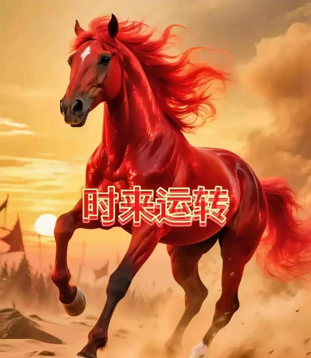 时来运转鸿运当头马上来财