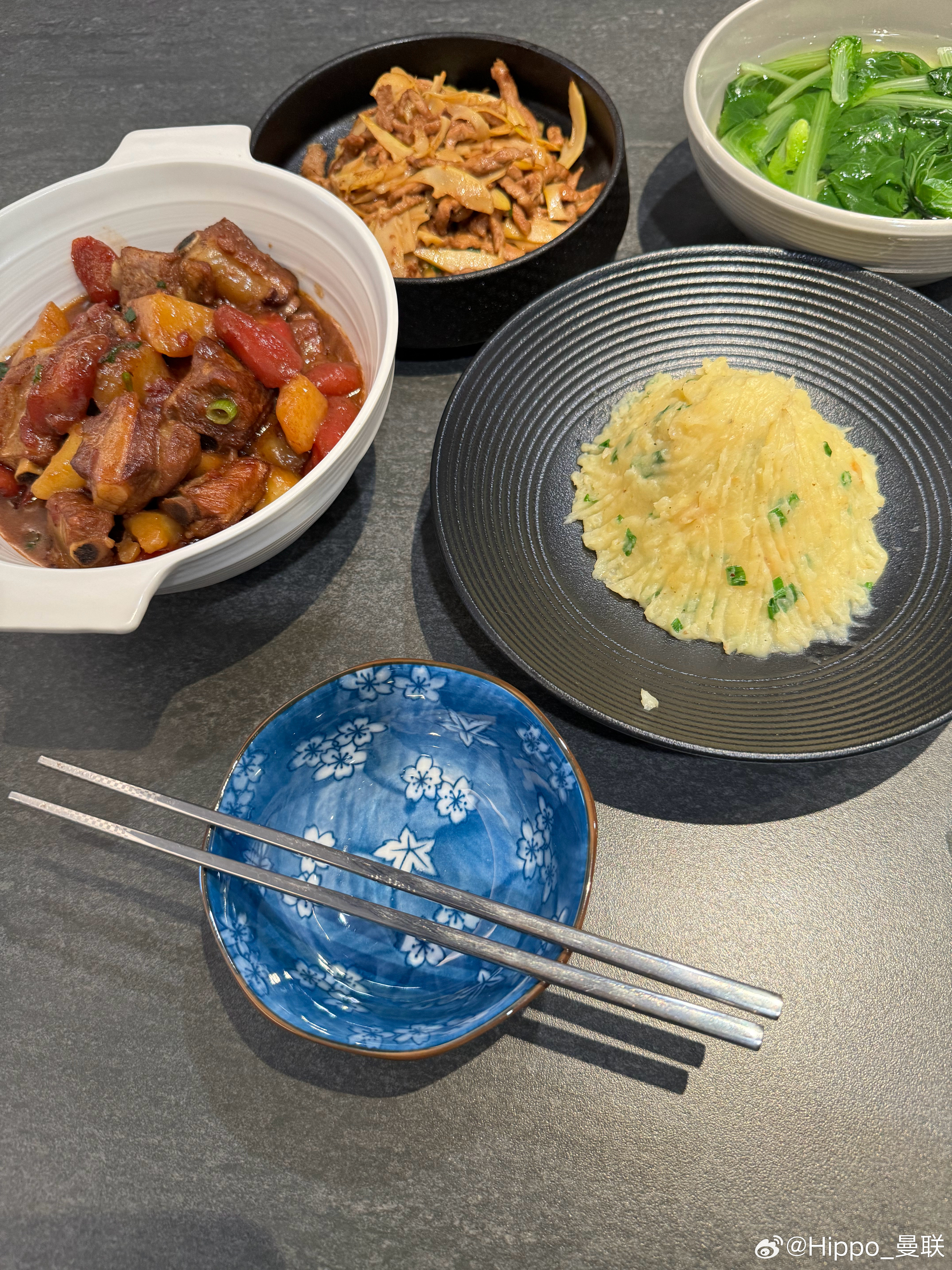 我读书那几年改变最大的是饮食习惯，土豆可以当饭吃。