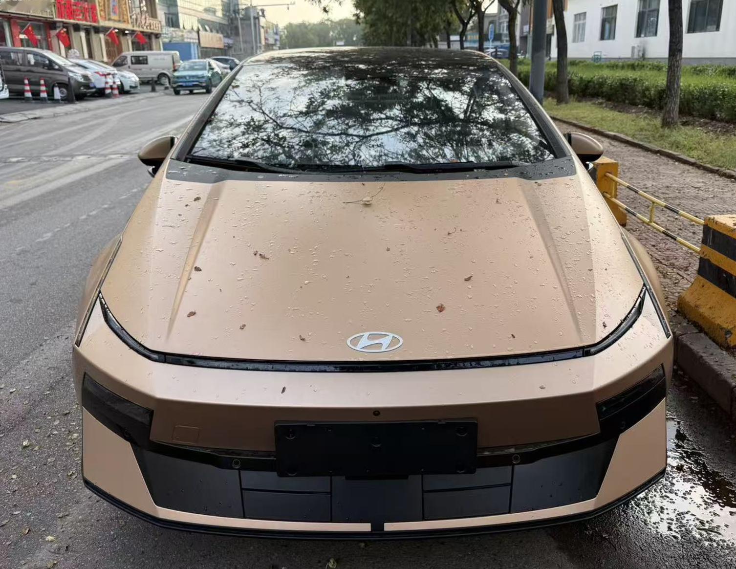 今天早上的实拍，北京现代的设计也是帅帅的！车评精选懂车老王汽场全开​​​​