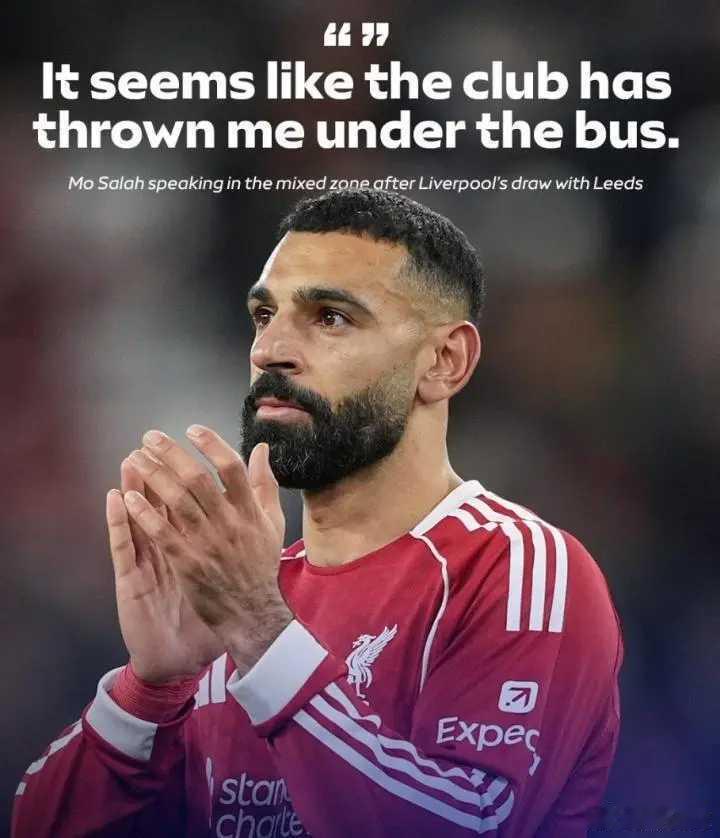 萨拉赫开炮后遭嘲讽：你不是梅西C罗，状态不好就该当替补在对利兹联队的比赛之后，萨