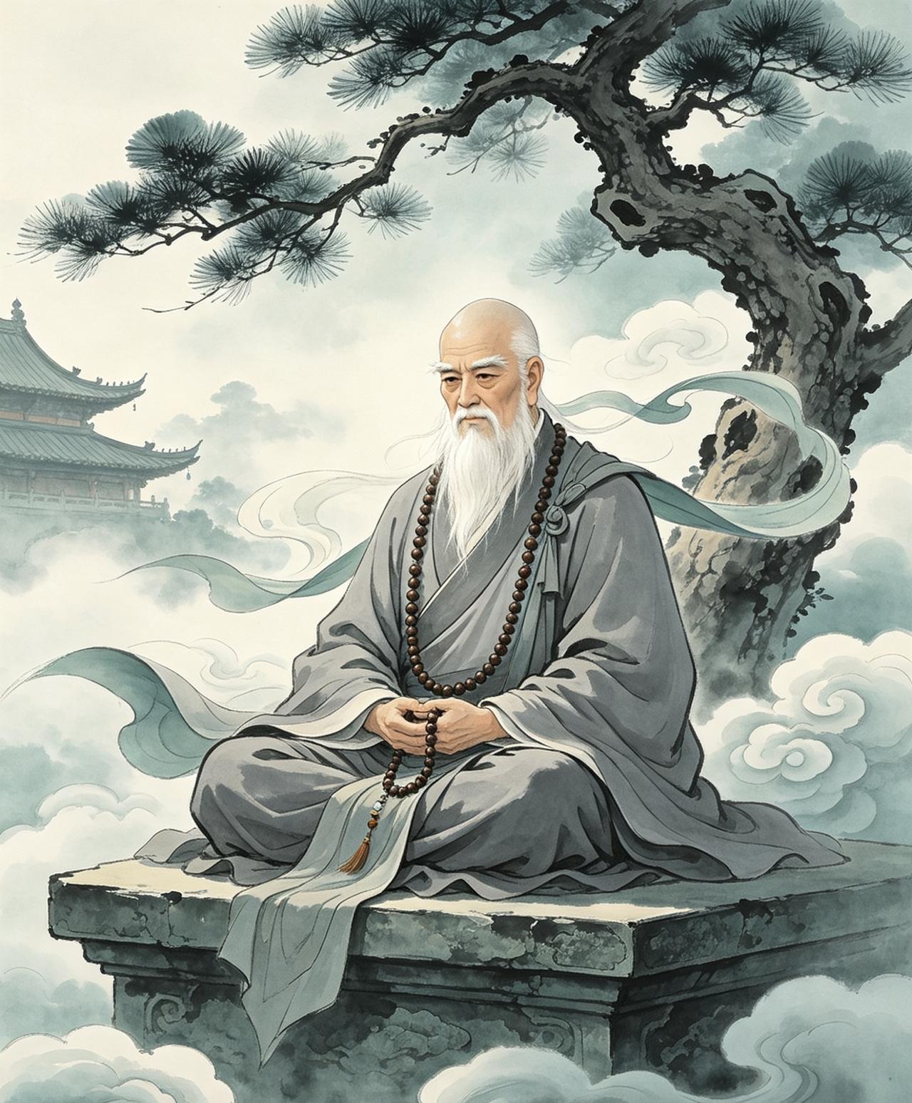 一位得道高僧说：“善恶，是娘胎里带的，好人做不了亏心事，因为事后会自责；恶人做不