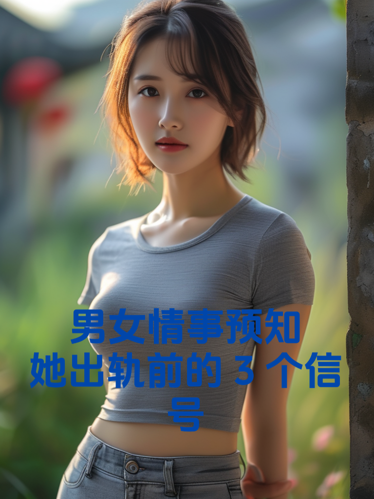 男女情事预知，她出轨前的3个信号