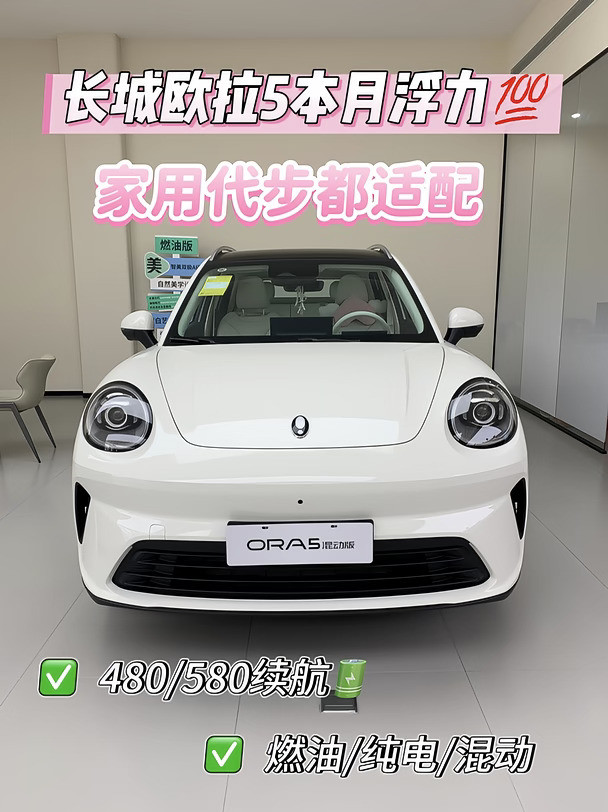 10w+拿下欧拉5｜代步家用都适配🚗