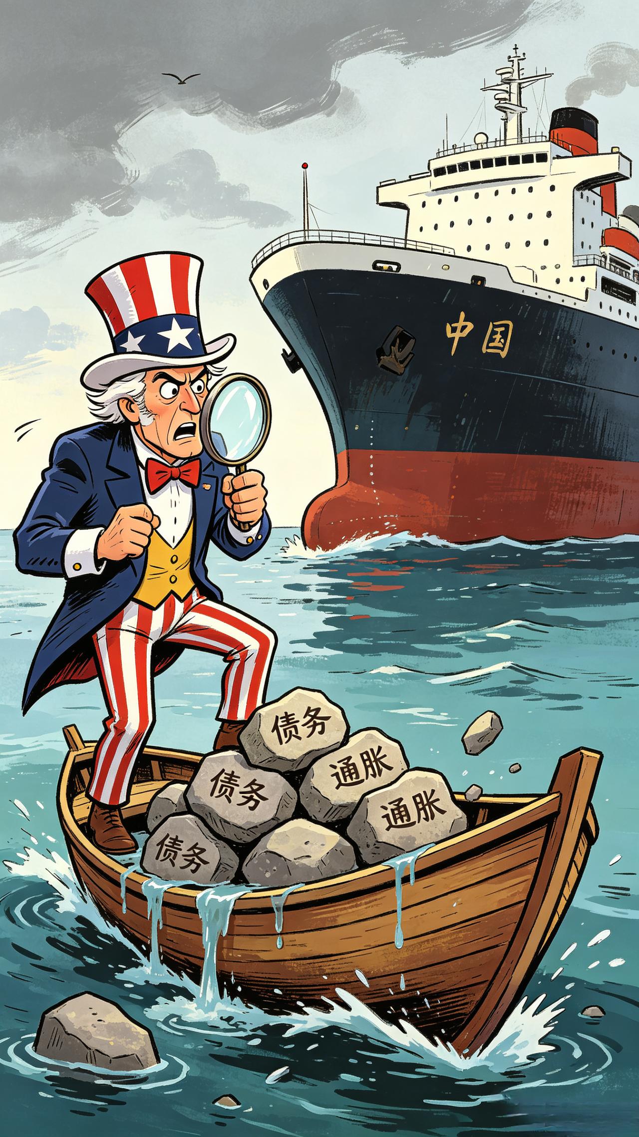 离谱逻辑！美国人居然担心：中国经济遇瓶颈，反而会主动发动战争？美国政坛与智