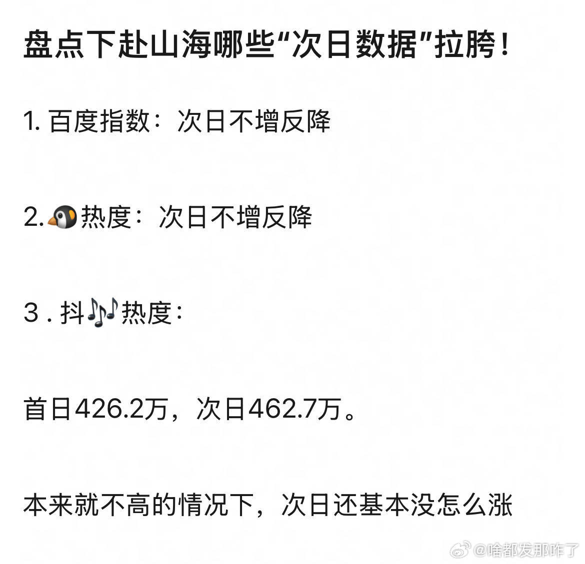 所有数据都在下降，还敢注水[？？？][？？？][？？？]演都不演了​​​