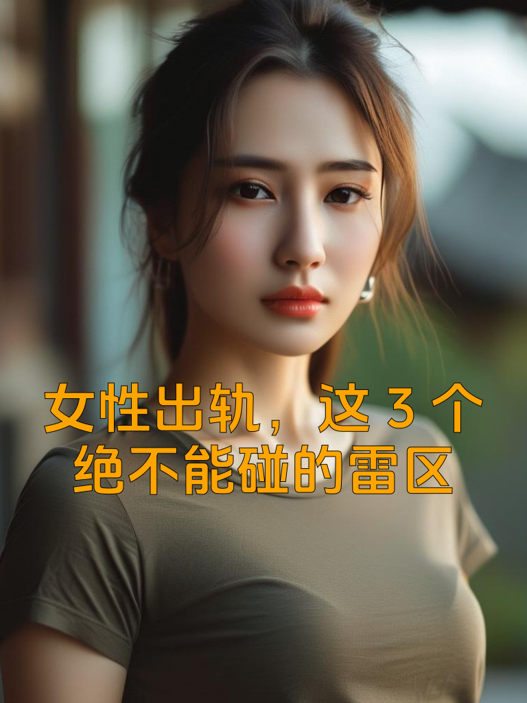 女性出轨，这3个绝不能碰的雷区