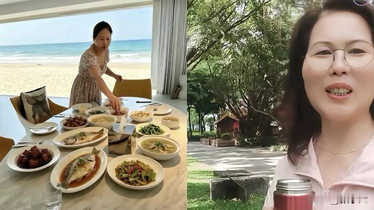别再逼走杨阿姨了，真要走，最惨的是那两个娃！过节回来第一天，小杨阿姨趁休息在公